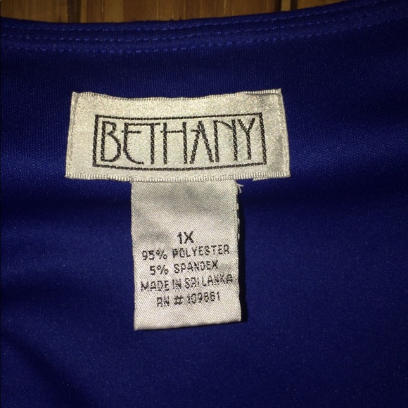 COBALT BLUE DRESS - Picture 3 of 4